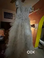 It is ball gown reception frock
