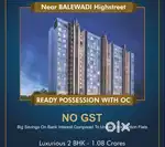 2BHK Ready posession,1.10cr Baner -Balewadi