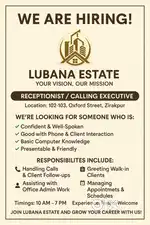 Need Office Receptionist And Calling Executive