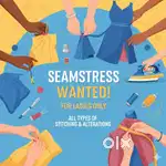 Wanted ladies for stiching