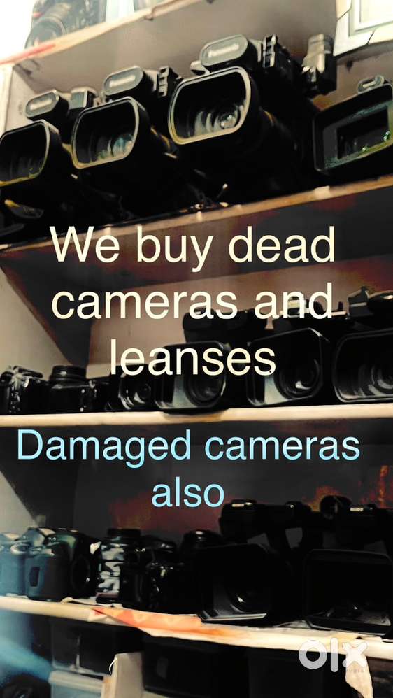 We buy cameras