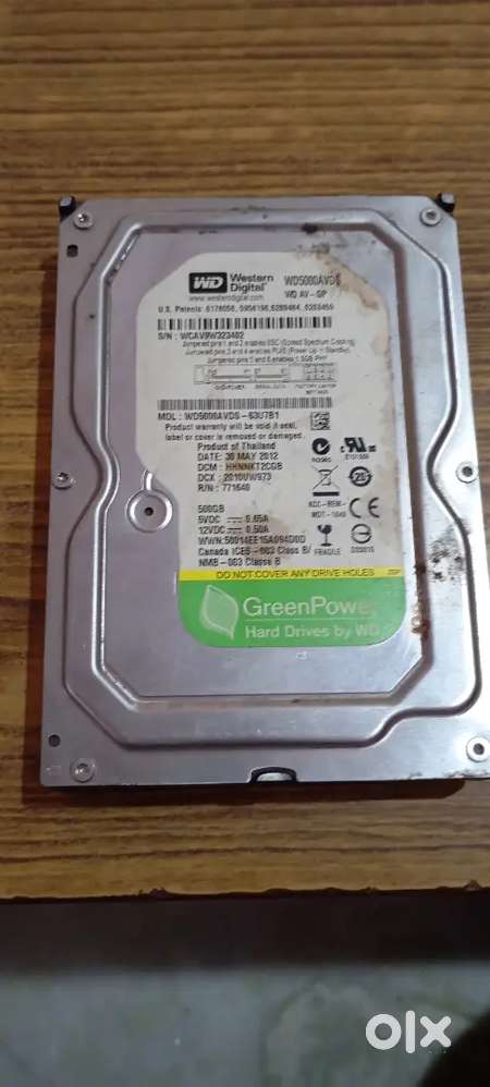 WD Green 500GB Surveillance Disk
