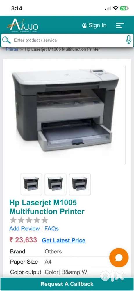 Hp Laserjet M1005 printer