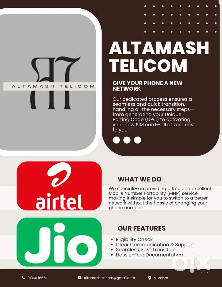 Job at Airtel  as agent for mnp