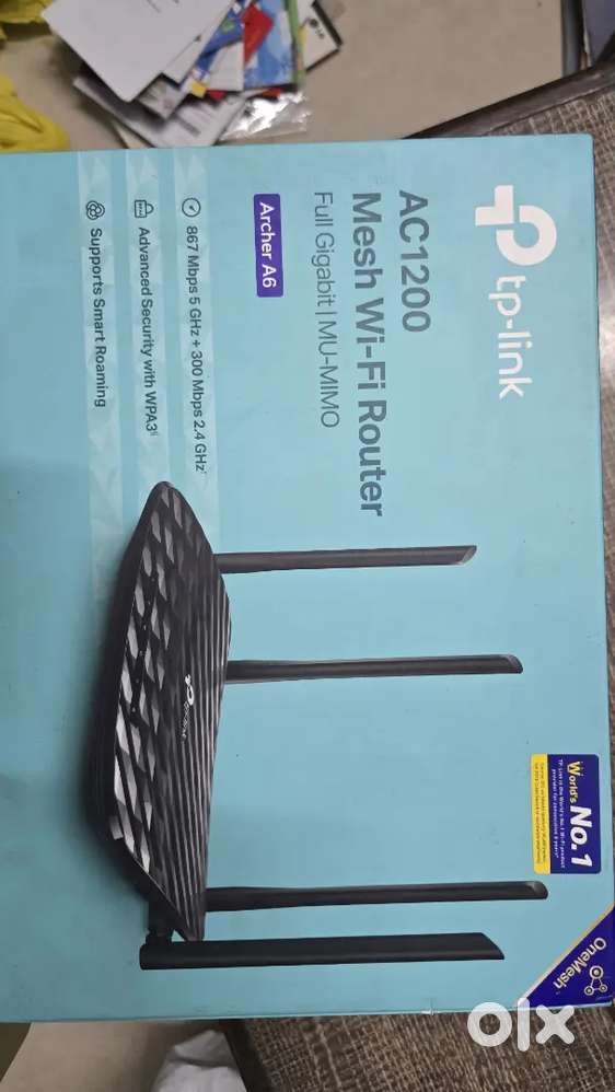 Tp link router Ac1200 Archer A6