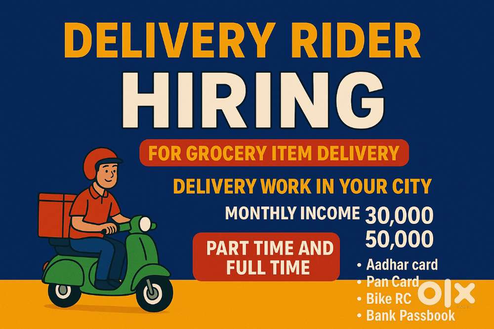 Delivery Boys Required  in your City