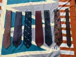Excellent condition- 3 suit jackets (Large size) and 15 ties