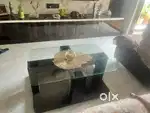 Glass top centre table at 3500