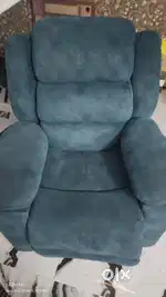 Recliner recron rocking sofa