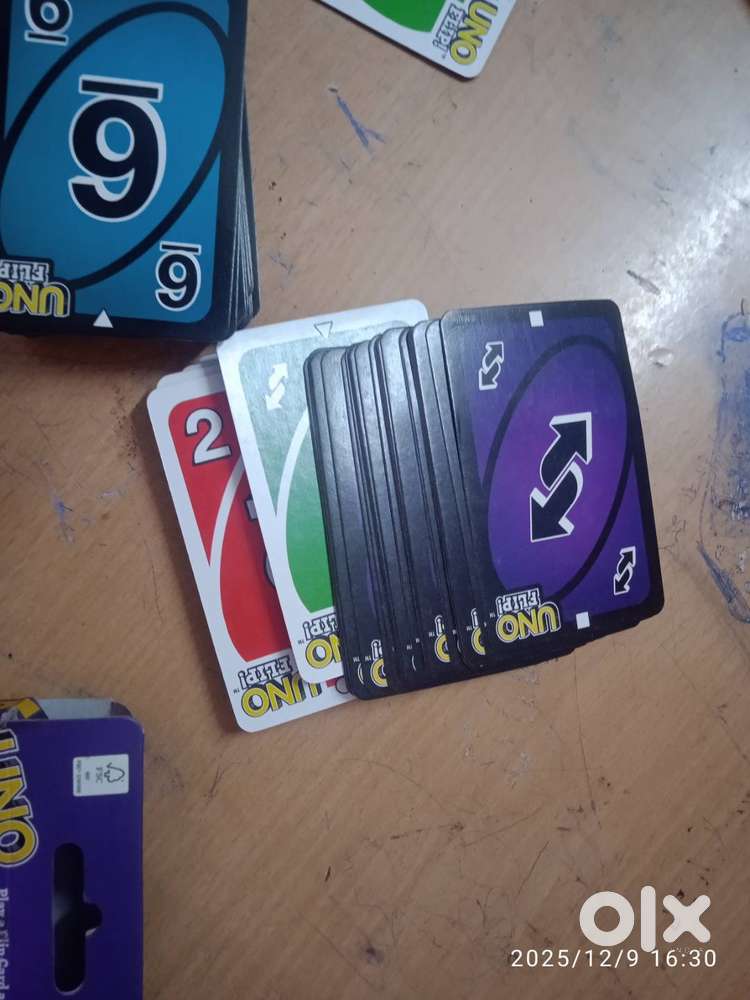 Uno flip mattel cards