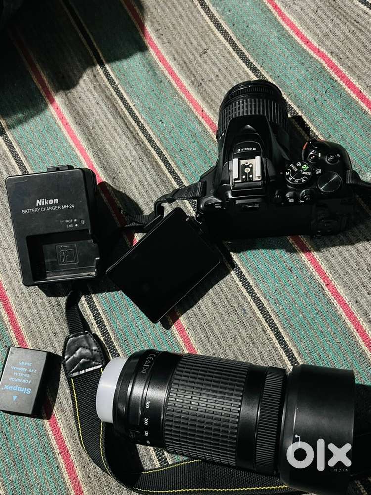 Nikon d5600 with double lenc