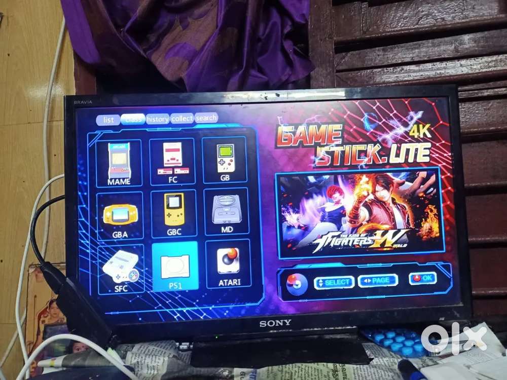 Two Game sticks with two joy sticks and 50000+ games