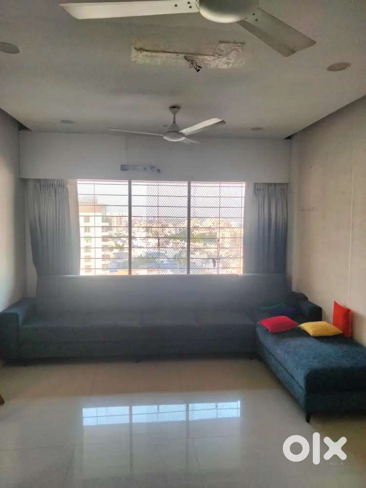 Big size SEMI FURNISD FLAT MAIN ROAD TOUCH