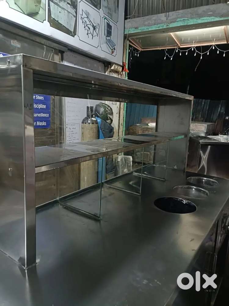 Pani puri cooling counter