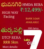 Dtcp open plots for sale Bhongiri