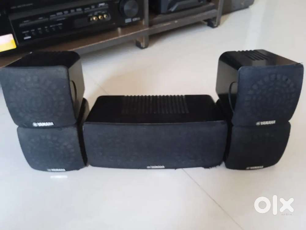 Yamaha 5 satalite spikar use for av receiver working condition