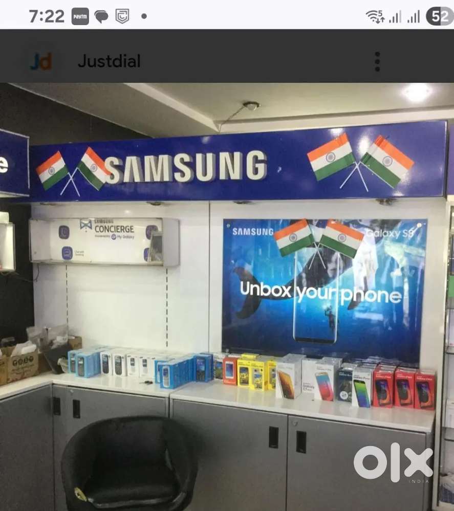 Mobile shop display counter