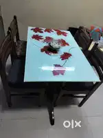 Solid wood (Teak) 4-seater Dining table