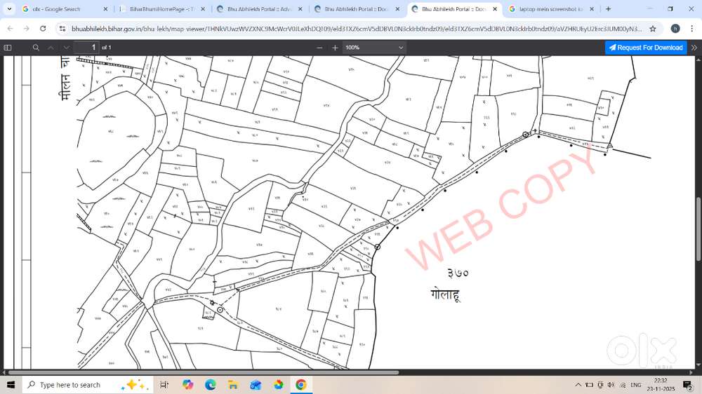 land in maniyarpur chour