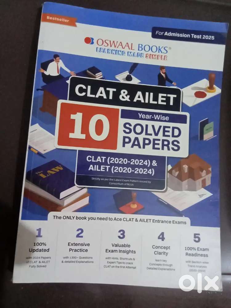Oswaal clat past year paper-2025 edition