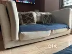 A large sofa set