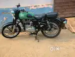 New battery (with warranty card), tyres 90%, new leather tank cover