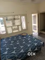 For male, one room set with double bed mattress fan almira