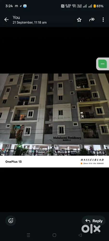 “2BHK Flat for Rent in Mallampet – East Facing, Semi-Furnished”