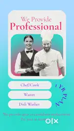 Book Chef for cart  momos, continental, Indian & helper