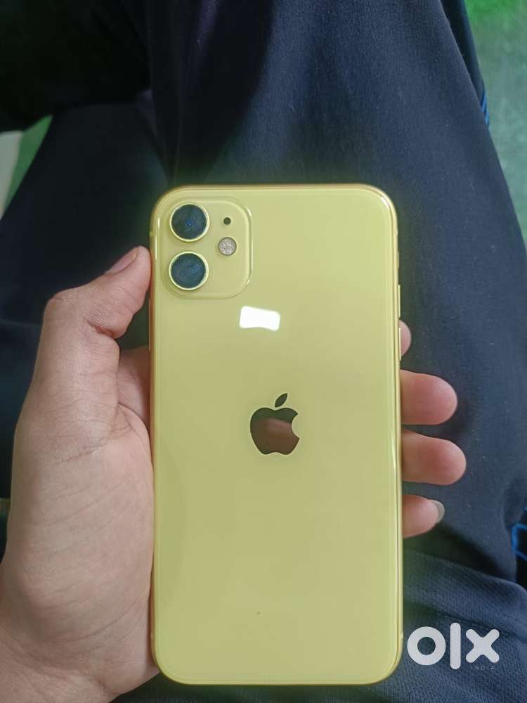 Iphone 11 (yellow, 128gb) - 100% Excellent condition with cover