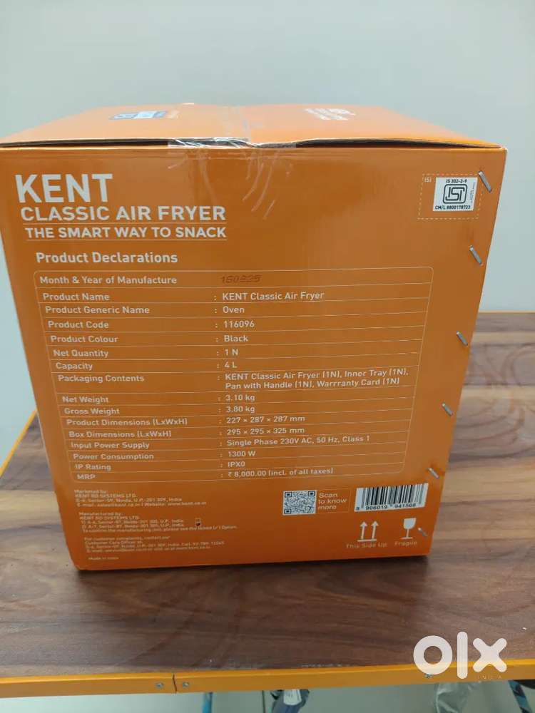 Kent Air Fryer