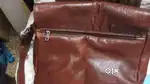 Leather red colour Laptop Bag