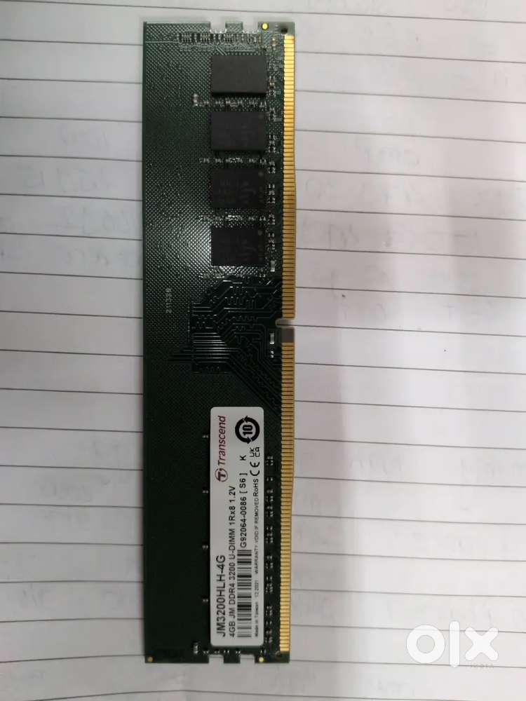 Desktop RAM (used) 4GB