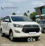 Toyota Innova Crysta 2.4 G MT 8S, 2018, Diesel