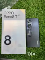 Oppo reno 8T 5g 8gb 128gb black minor touch crack all excellent fix