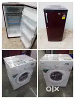 Panasonic single door and lg front load washing machine