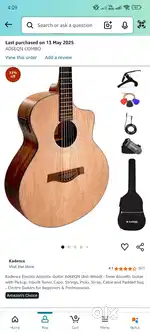 Kedence A06eqn Semi Acoustic Guitar