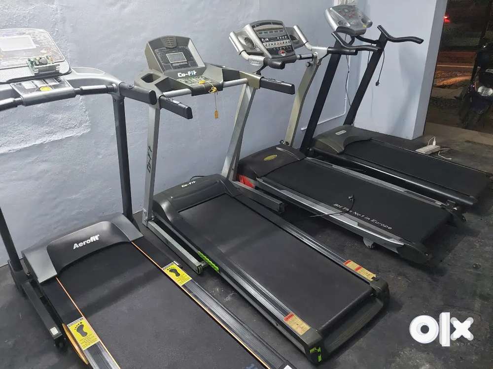 All gym equipment exercise cycle and treadmill available