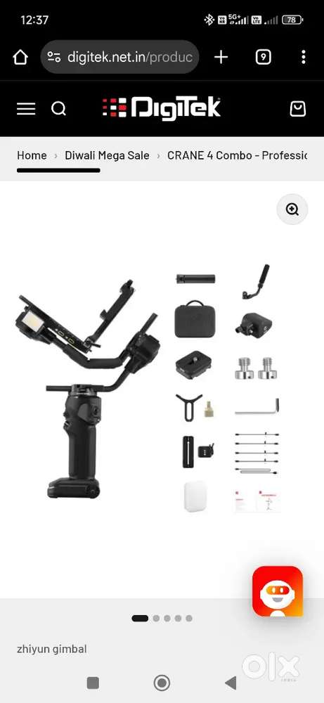 Zhiyun Crane4 Combi