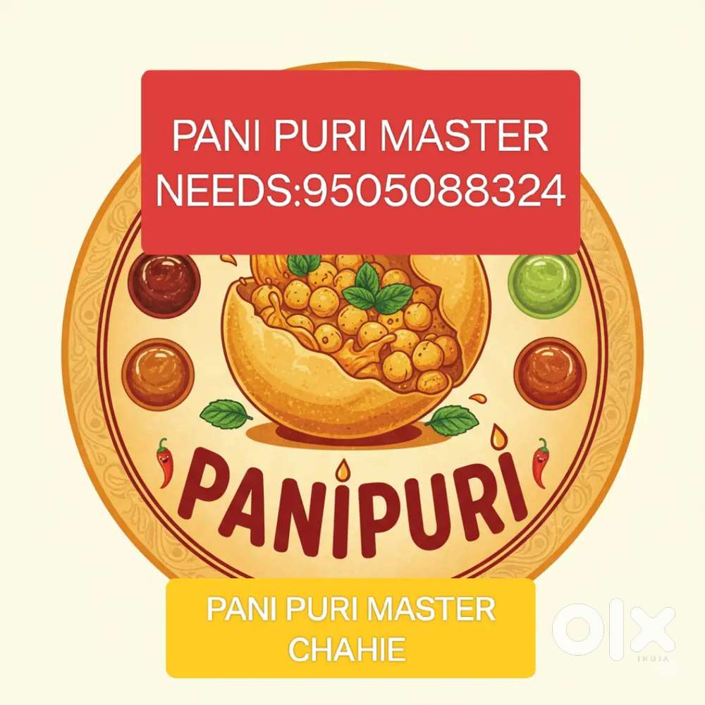 Pani Puri and pov bajji master