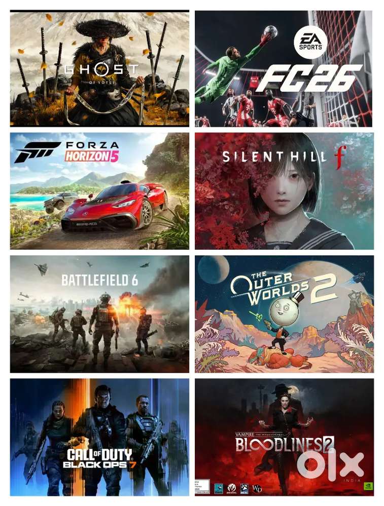 FC 26,Ghost Of Yotei,CoD BlackOps 7 All New&Old PS4&5 & Nintendo Games