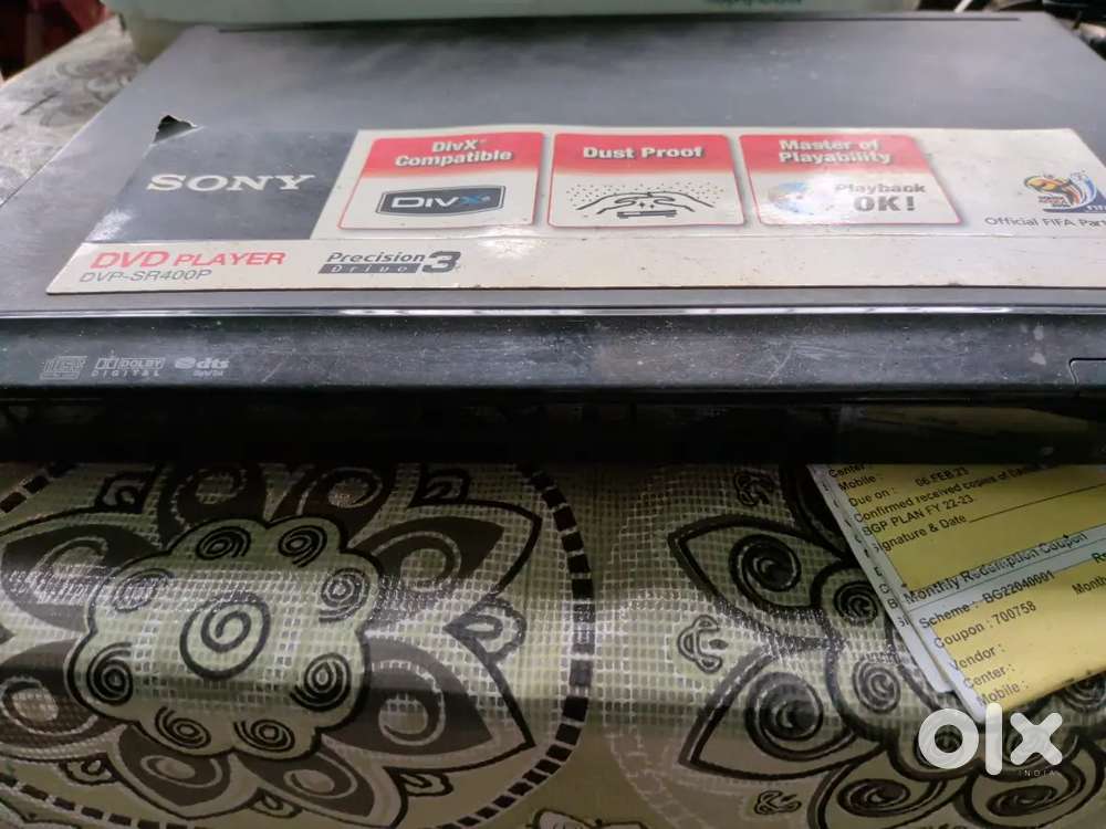 Sony DVD player DVP SR400P