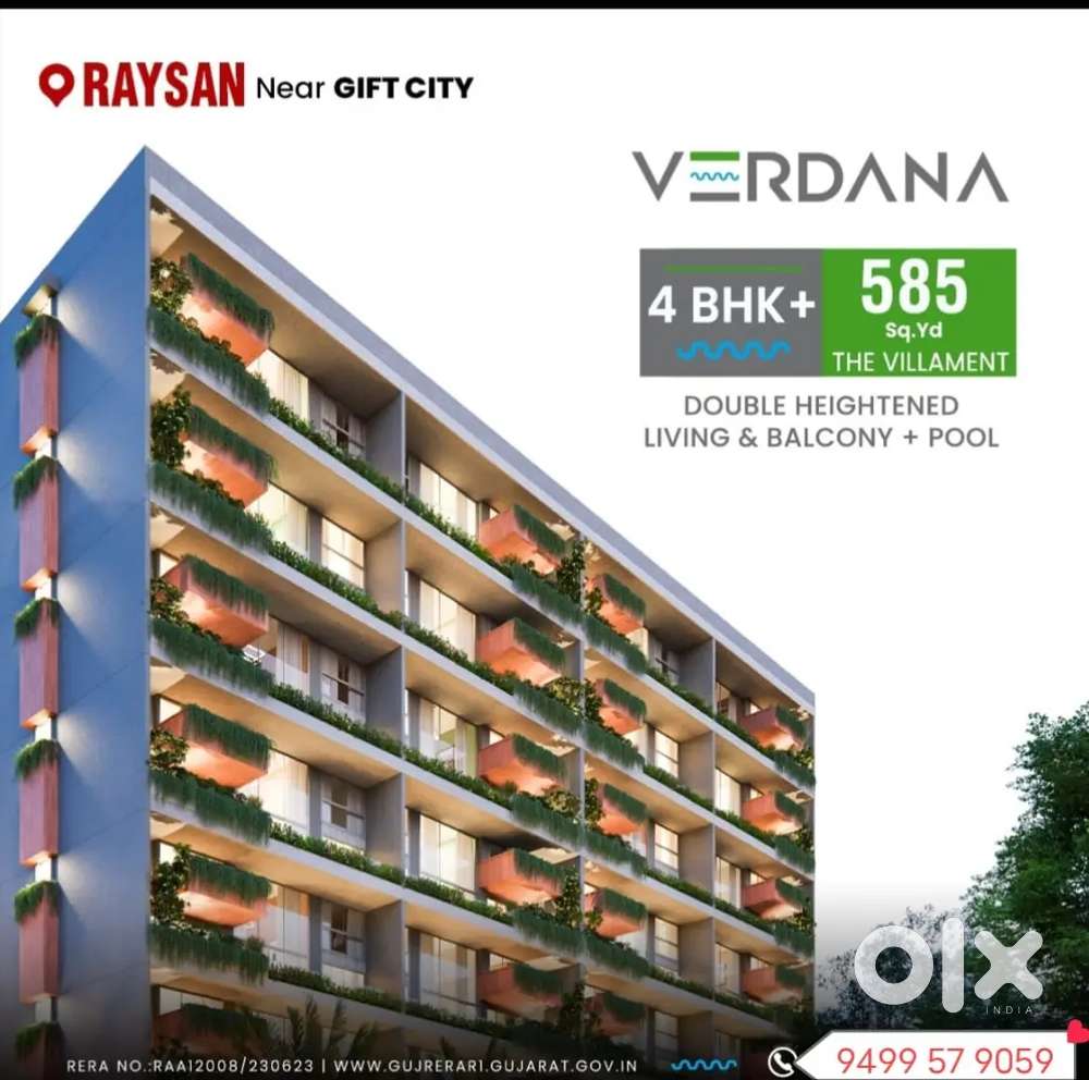 Verdana Double heightened living and balcony + swiming pool