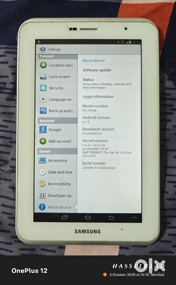 SAMSUNG TAB 2