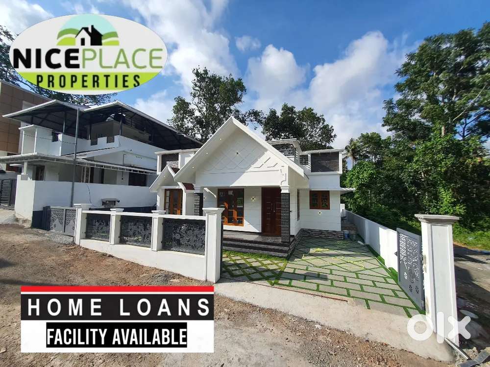 5 Cent's land 1200 sqft 3 bhk brand new house for sale ₹ 55 lakhs
