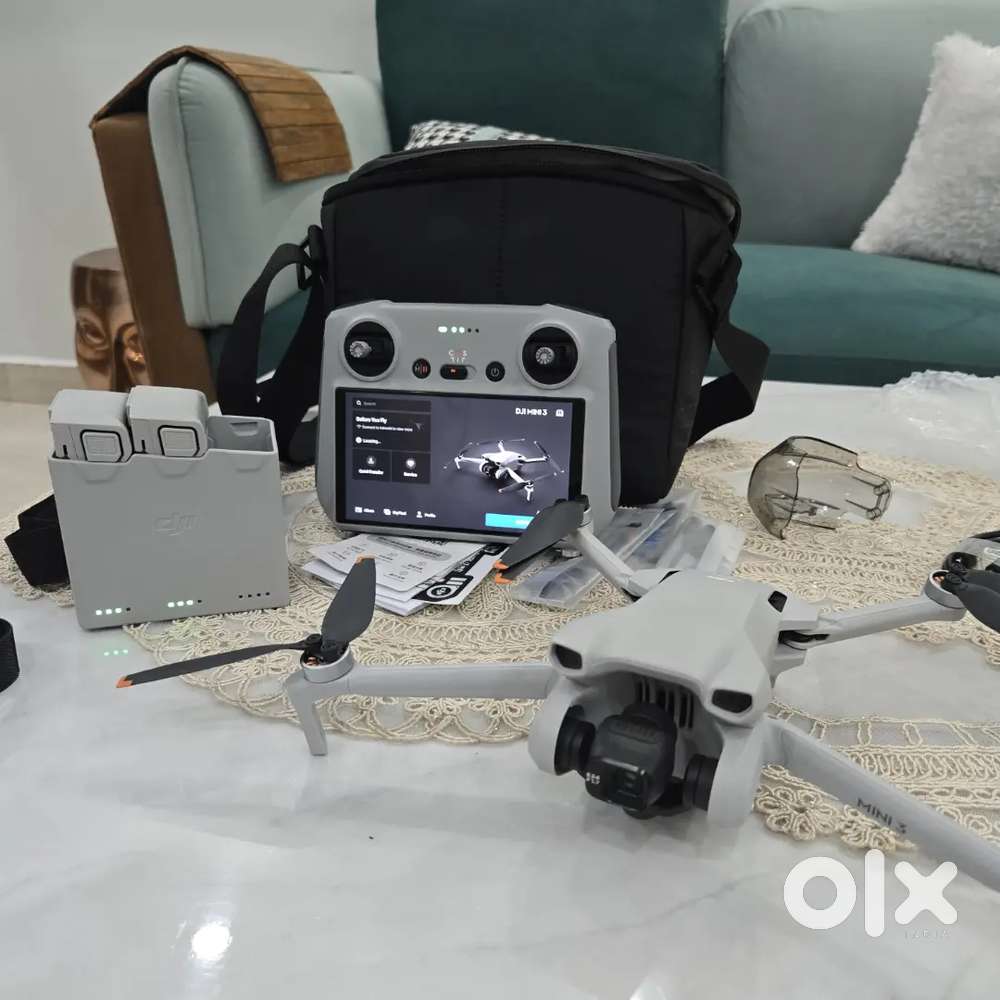 DJI Mini 3 fly more combo with RC Remote &  propeller guard