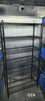 Commercial Kitchen Storage Rack – MS Powder Coated, 5 Tier, Heavy Duty