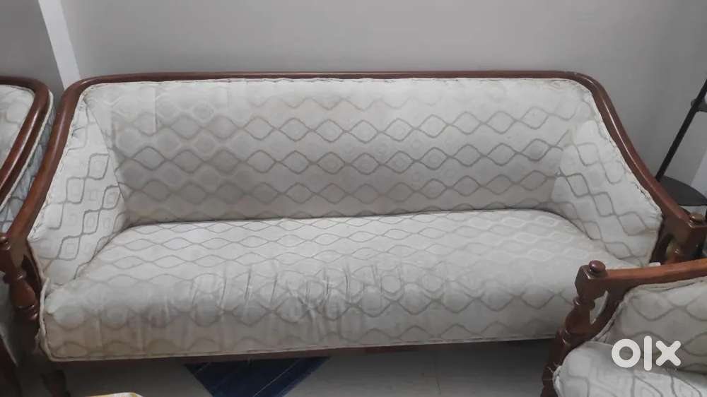 Antique Pure Segun Wood Sofa set