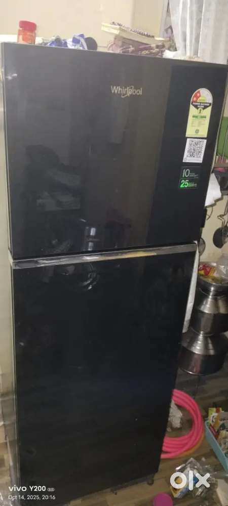 Whirlpool Double Door Glass Door Fridge