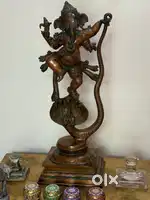 Brass ganesha statue